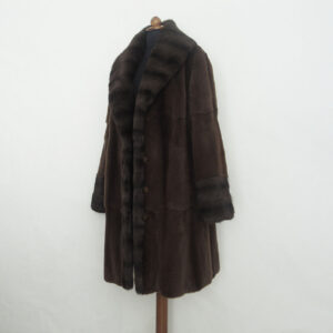 Βίζελ παλτό με petit gris SF-3247
